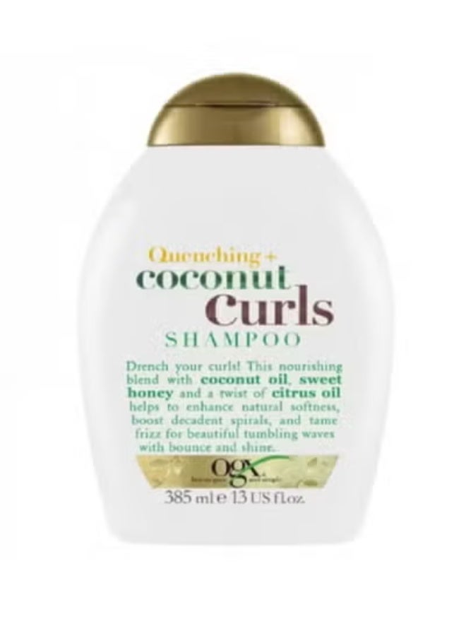 Ogx 2 packs of OGX products (Coconut Curly Hair Shampoo - 385 ml) with (Tea Tree & Mint Moisturizing Shampoo - Sulfate Free - 385 ml) - Image 3
